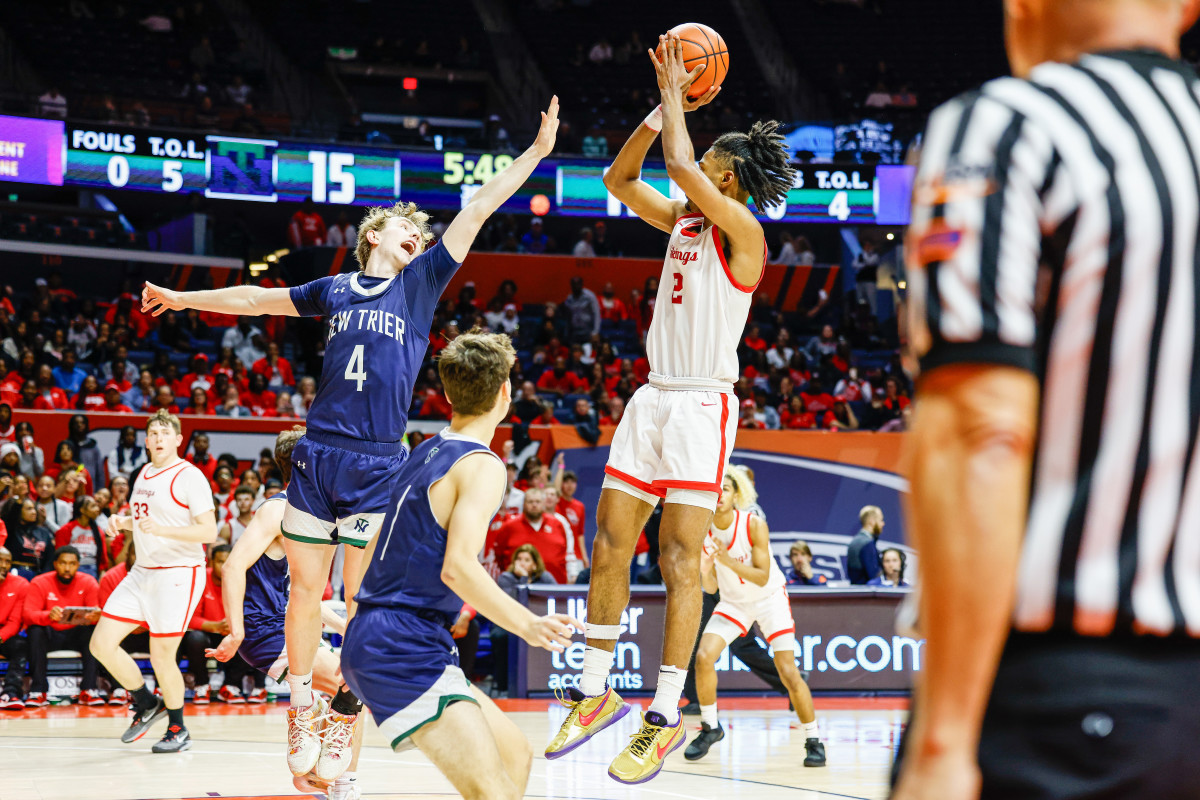 Homewood-Flossmoor New Trier Illinois boys basketball March 8 2024 Nate Latsch 26670